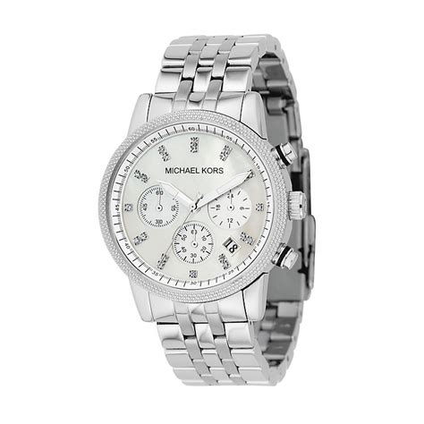 michael kors ernest jones watches|Michael Kors silver diamond watch.